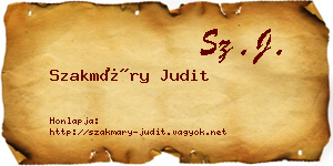 Szakmáry Judit névjegykártya